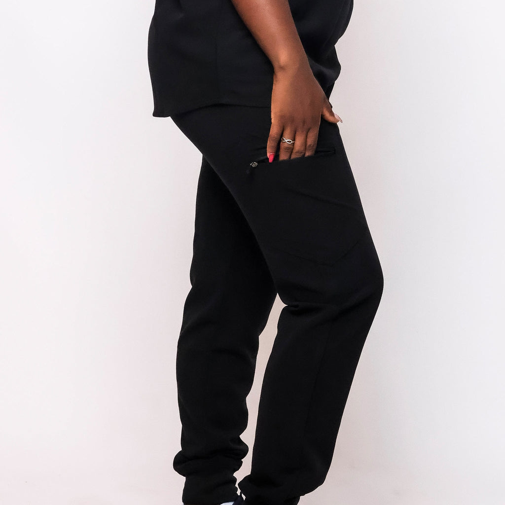 Pantalon survêtement - femme - noir - XS