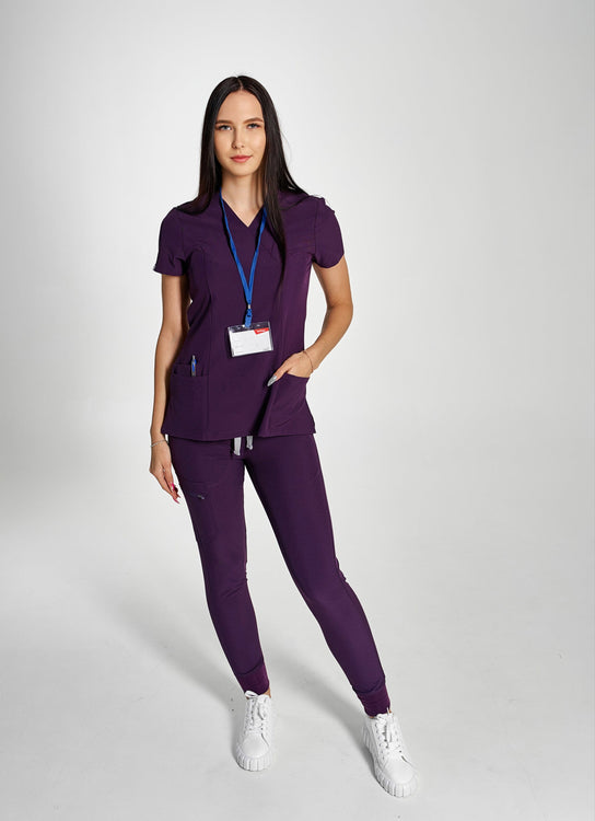 Women’s 4 pocket scrub pants Indigo