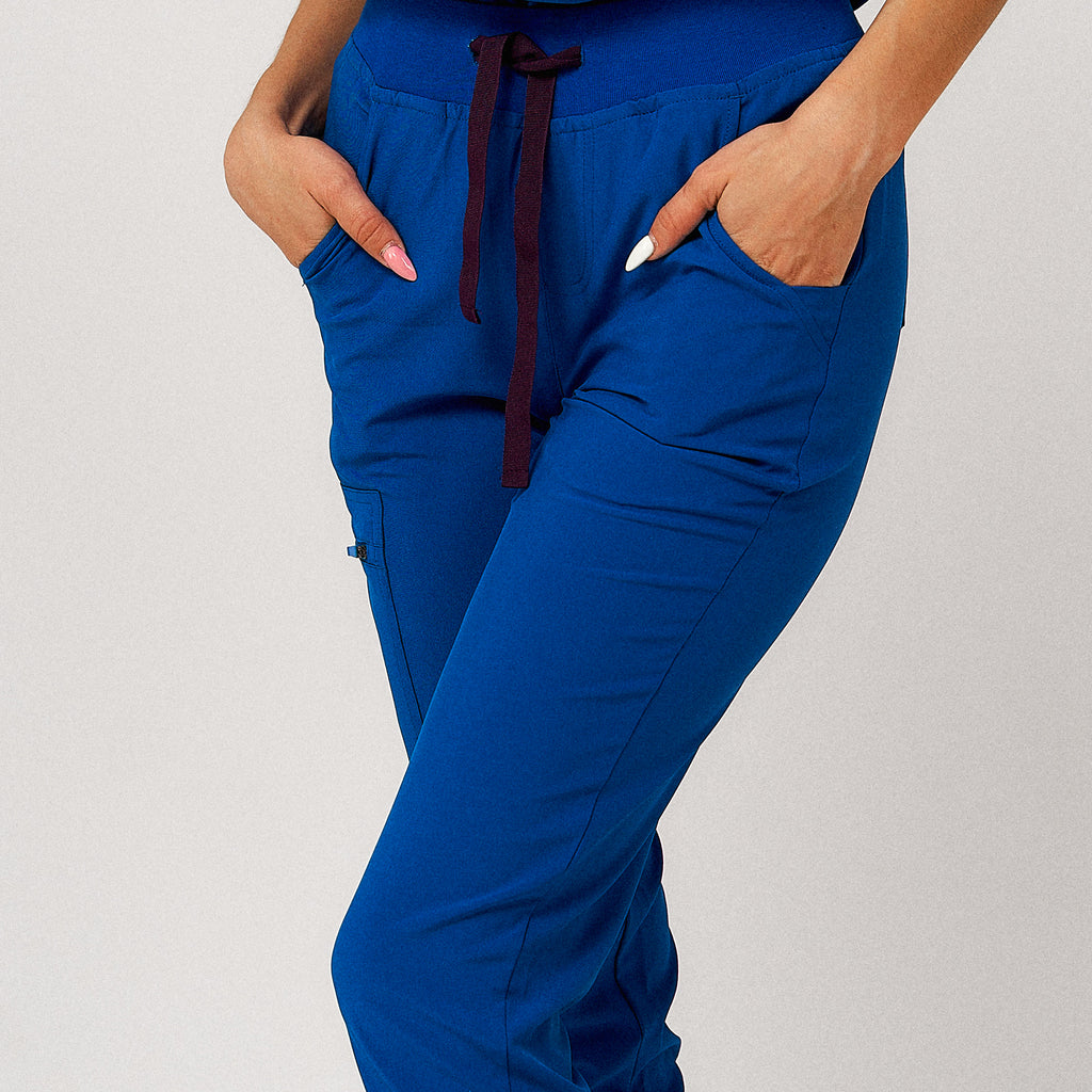Women’s 4 pocket scrub pants Royal Blue