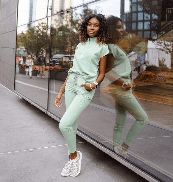 Classic Scrub Pants GRAYED JADE