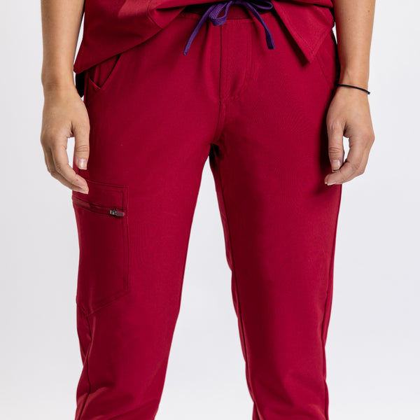 Women’s 4 pocket scrub pants Maroon
