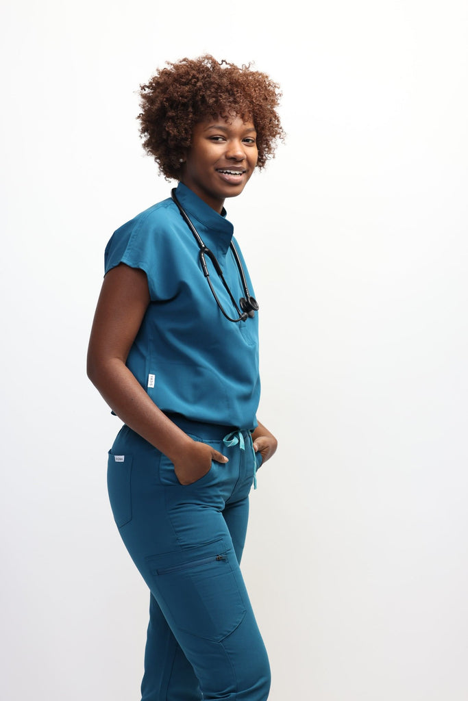  Asmar Scrubs Susan Multi Pocket Scrub Pants for Women, Stretchy  Drawstring Scrub Joggers Black, Petite: Clothing, Shoes & Jewelry